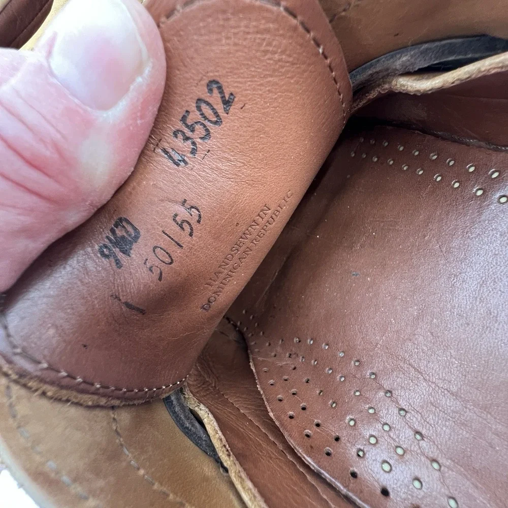 Allen Edmonds Eastport Brown Leather Boat Shoes Men's‎ 9.5 D